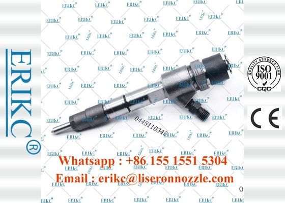 ERIKC 0445110345 For BOS Common Rail Injector 0 445 110 345 auto Car Fuel Injection 0445 110 345 for YANGCHAI