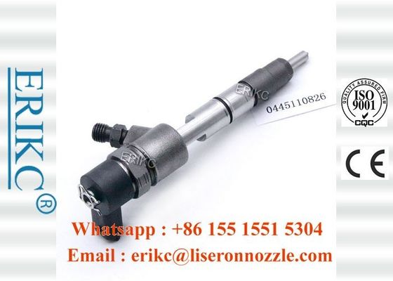 ERIKC 0 445 110 826 For BOS diesel rail Inyectores 0445110826 fuel system engine Injector parts 0445 110 826