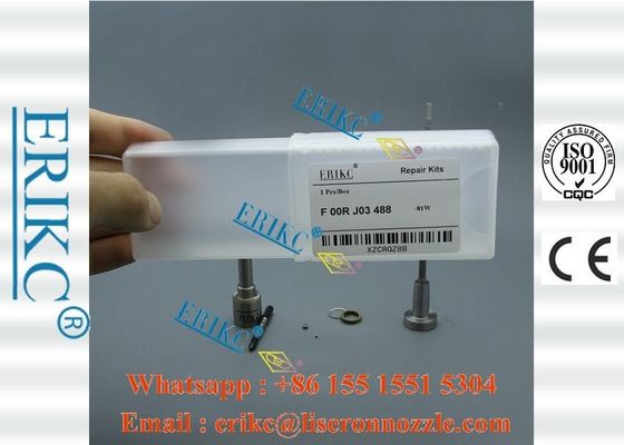 ERIKC F00RJ03488 Common Rail injector parts F 00R J03 488 , nozzle DLLA149P1724 repair kit F00R J03 488 for 0445120130