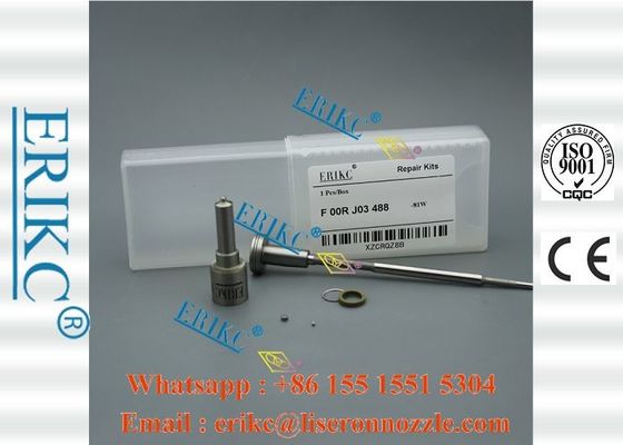 ERIKC F00RJ03488 Common Rail injector parts F 00R J03 488 , nozzle DLLA149P1724 repair kit F00R J03 488 for 0445120130