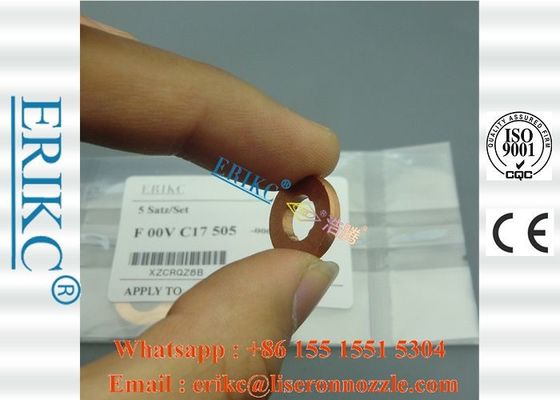 ERIKC F00VC17505 For BOS Common Rail Injector Copper Washer F 00V C17 505 shim copper F00V C17 505 (7.1*15*2.5)