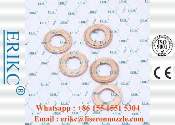 ERIKC 9001-850A diesel nozzle 2mm copper washer 9001850A For Delp injector spray copper shim 9001 850A