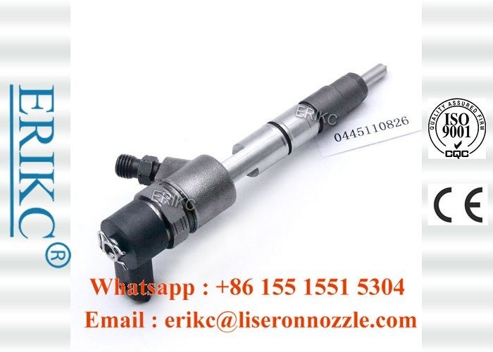 ERIKC 0 445 110 826 For BOS diesel rail Inyectores 0445110826 fuel system engine Injector parts 0445 110 826