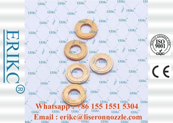 ERIKC 9001-850F Delphi combustível de óleo de spray de cobre lavadora 9001850F 2,5 mm diesel injector bocal de cobre shim 9001 850F